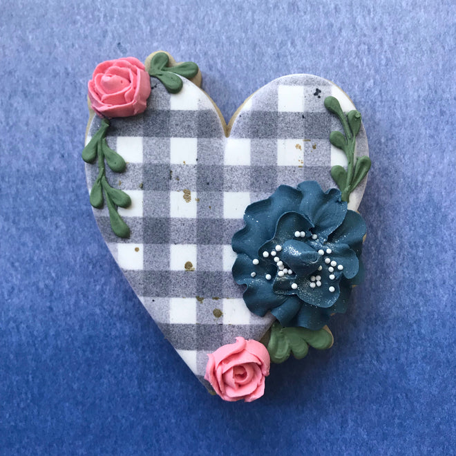 Floral Heart Cookie Cutter