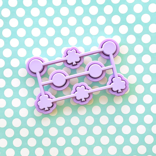 Tiny St Patricks Day Tic Tac Toe Multi-cutter and Popper