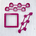 Tiny Halloween Multi-Cutter and Dough Poppers (Tic Tac Toe cutters)
