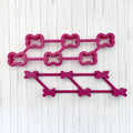 Tiny Halloween Multi-Cutter and Dough Poppers (Tic Tac Toe cutters)