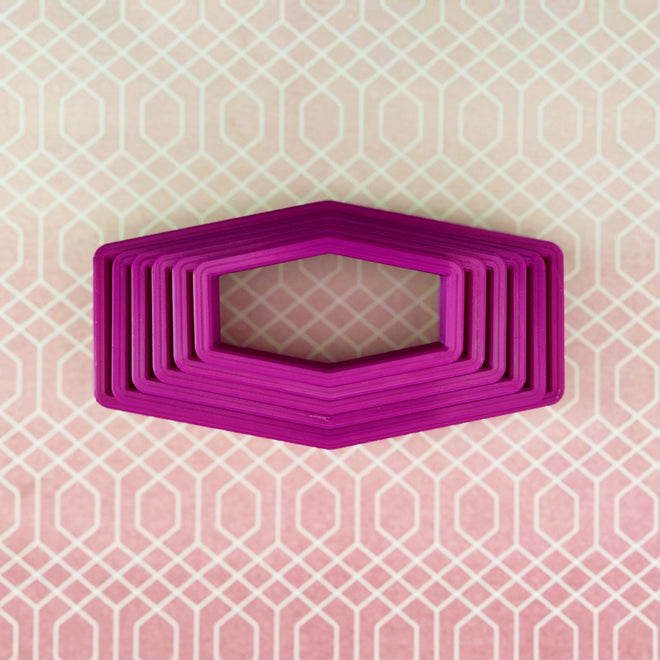 Widened Hexagon 2 Cookie Cutter