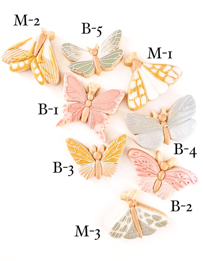 Cookie Dough Studio Butterfly & Moth Cookie Cutter Set