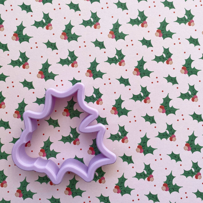Holly Berry Cluster Cookie Cutter