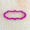 Elongated Fancy Plaque Cookie Cutter