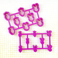 Tiny Bunny and Carrot Tic Tac Toe Multi-Cutter and Dough Popper