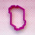 Floral Elongated Hexagon Cookie Cutter