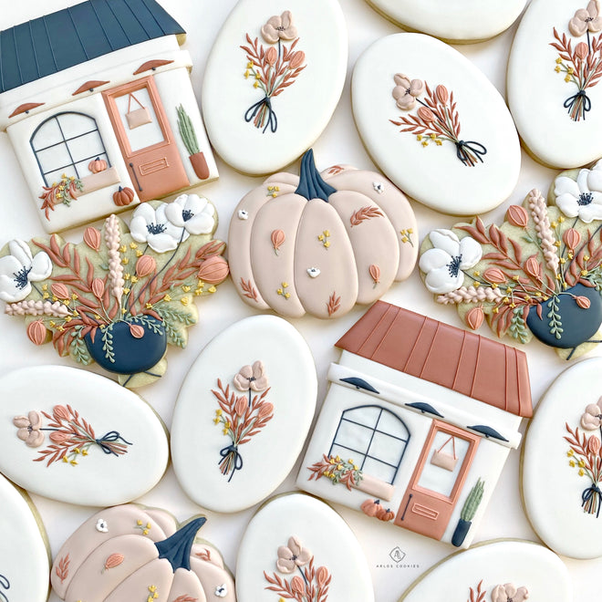 Arlo's Cookies Autumn Florals Collection Cookie Cutters