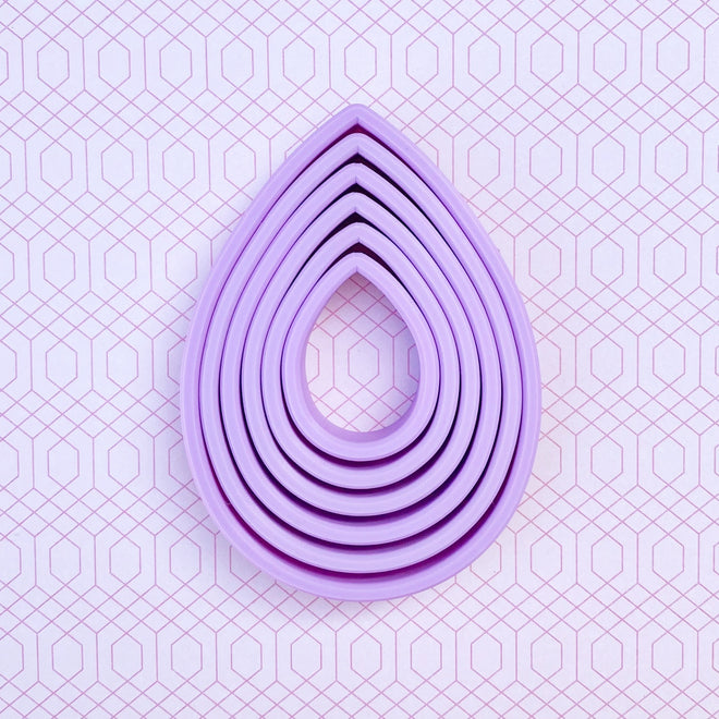 Pear Cut Gem Shape (Nesting Cookie Cutters)
