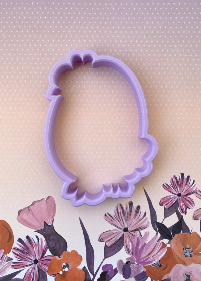 Floral Egg Cookie Cutter