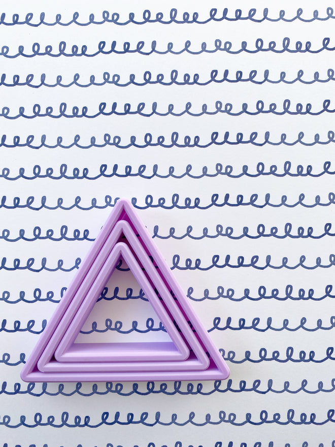 Nesting Triangle Cookie Cutters