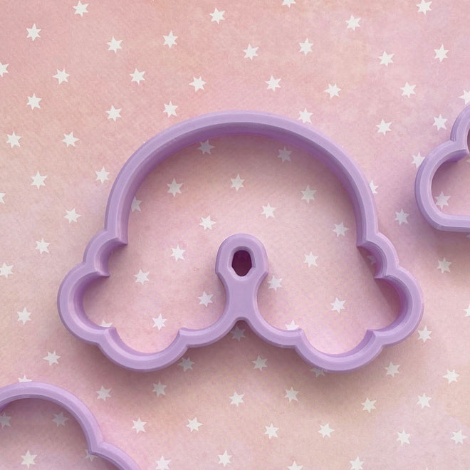 Rainbow and Clouds Cookie Cutter