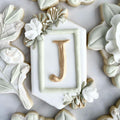 Floral Elongated Hexagon Cookie Cutter