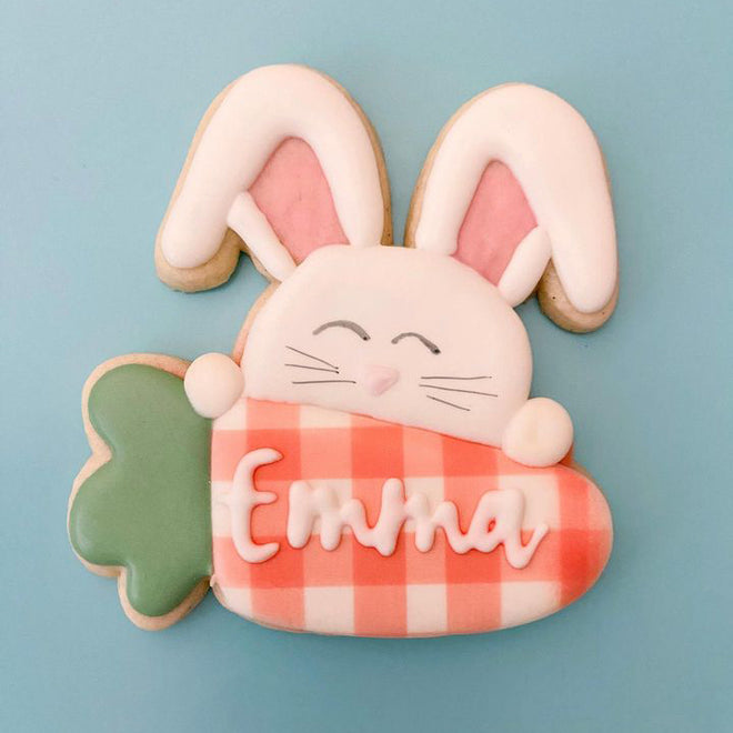Bunny Holding Carrot Cookie Cutter