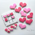 Tiny X and Heart Tic Tac Toe Multi-Cutter and Dough Popper
