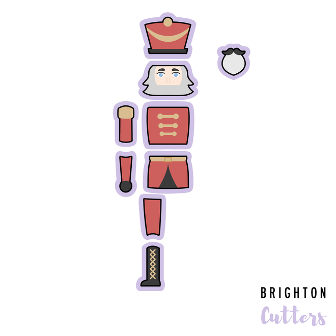 X-Large (3 Foot) Build a Toy Soldier and Nutcracker Cookie Cutter Set