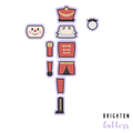X-Large (3 Foot) Build a Toy Soldier and Nutcracker Cookie Cutter Set