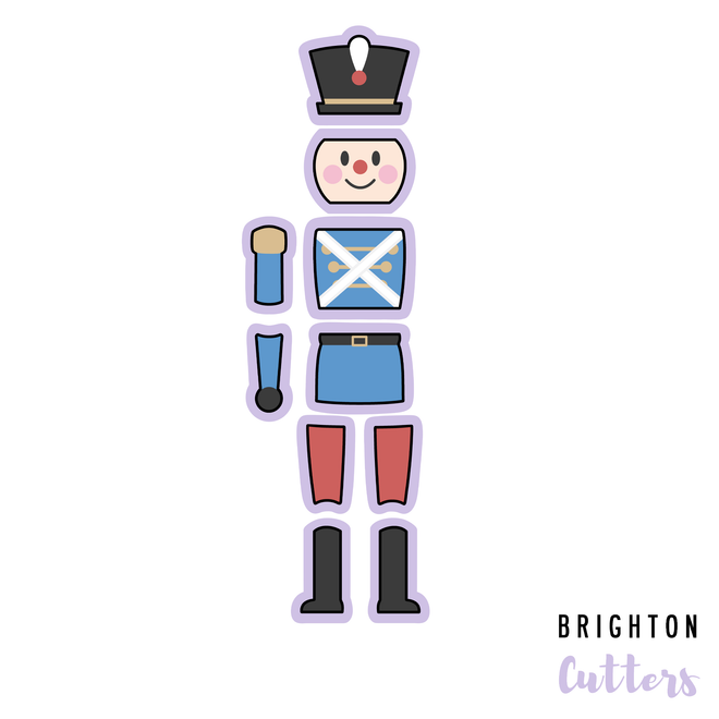 X-Large (3 Foot) Build a Toy Soldier and Nutcracker Cookie Cutter Set