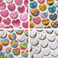The Graceful Baker's Sweet Hearts & Rainbow Hearts Cookie Cutter