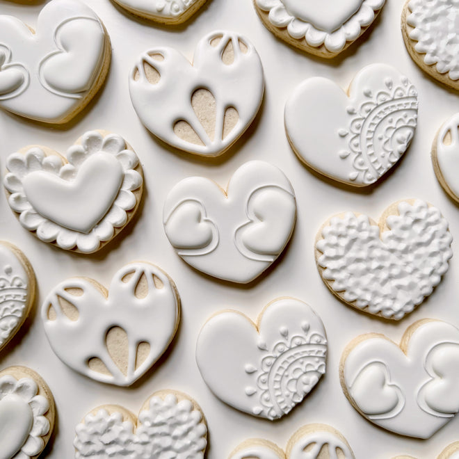 The Graceful Baker's Sweet Hearts & Rainbow Hearts Cookie Cutter
