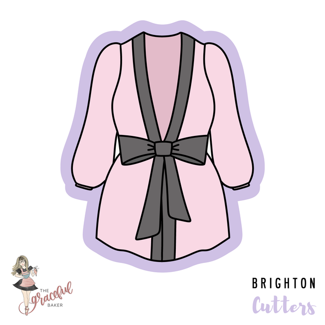 Grace's Spa and Bachelorette Robe 2 Cookie Cutter