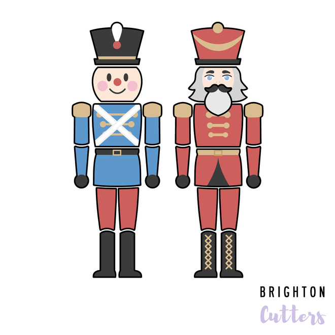 X-Large (3 Foot) Build a Toy Soldier and Nutcracker Cookie Cutter Set