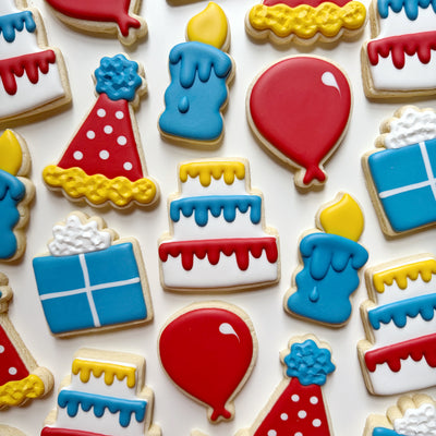 Grace's Birthday Party Cookie Cutter Set