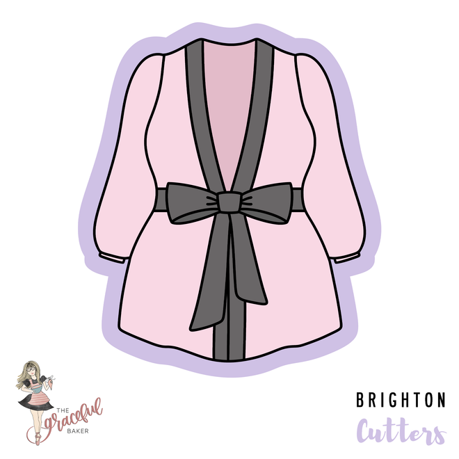 Grace's Spa and Bachelorette Robe 3 Cookie Cutter