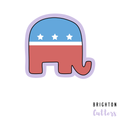 Republican GOP Elephant Cookie Cutter