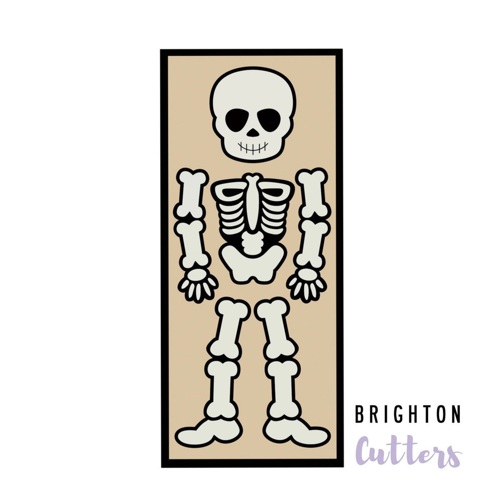 Build-a-Skeleton Cookie Cutter Set | Brighton Cutters LLC