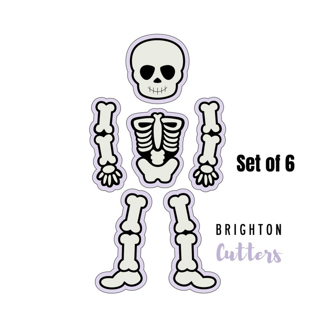 Build-a-Skeleton Cookie Cutter Set