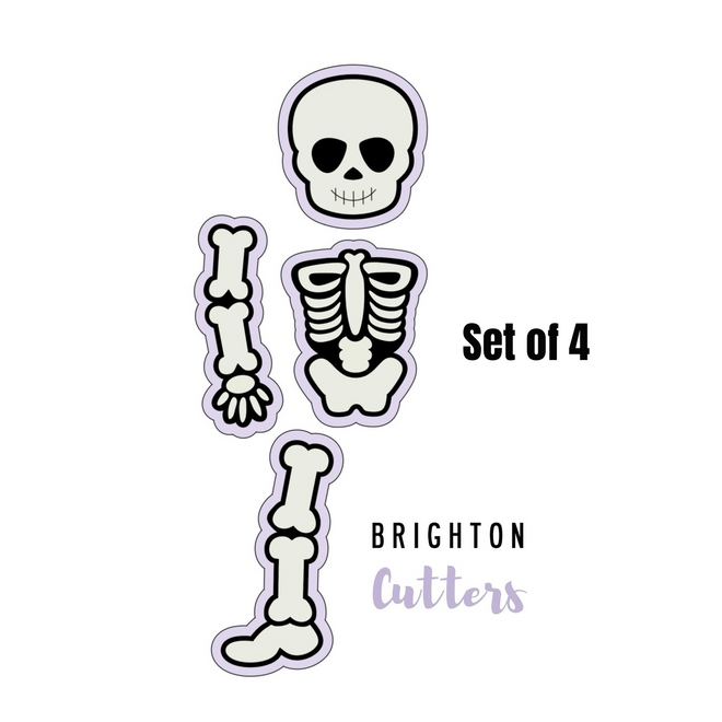 Build-a-Skeleton Cookie Cutter Set