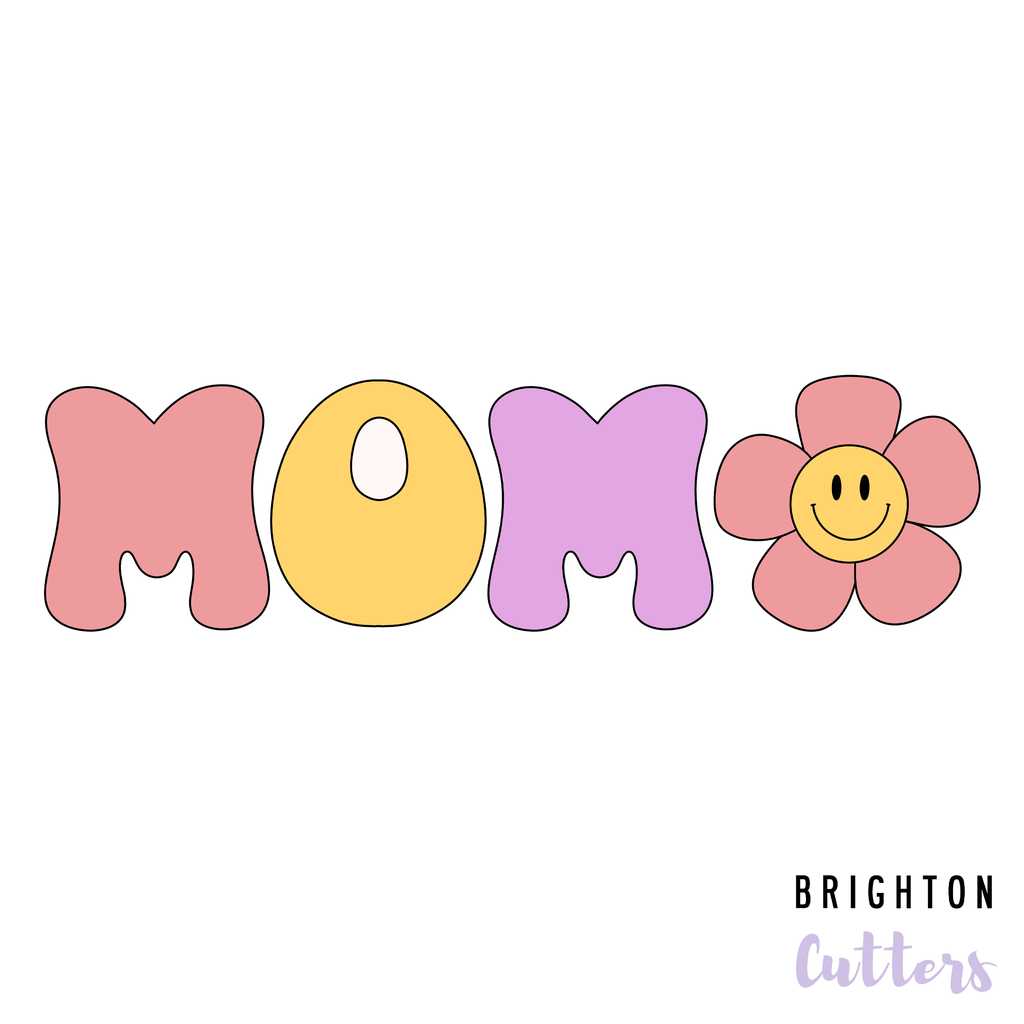 Groovy Mom Cookie Cutters | Brighton Cutters LLC
