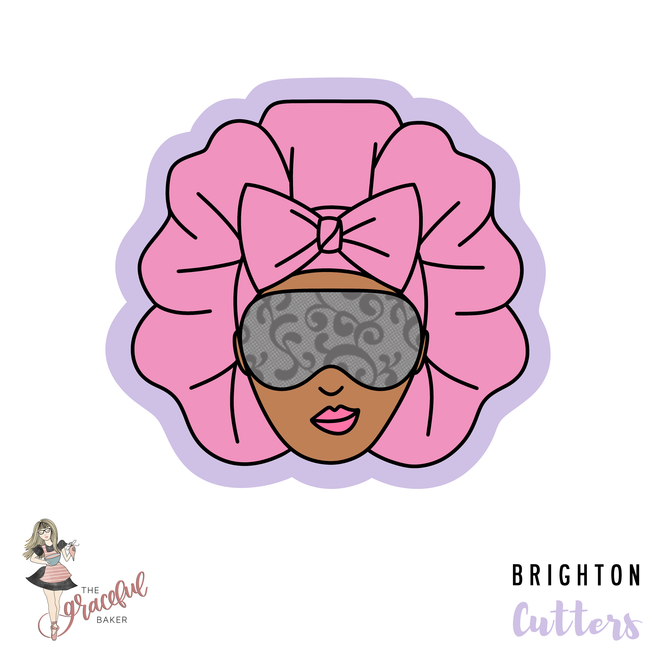 Grace's Person with Bonnet Cookie Cutter