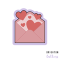 Valentines Heart Envelope Cookie Cutter