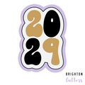 Groovy 2027 / 2029 / 2024 Cookie Cutter