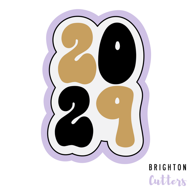 Groovy 2027 / 2029 / 2024 Cookie Cutter