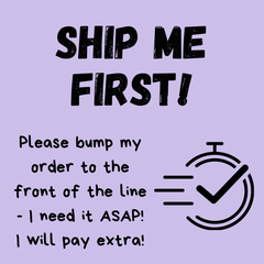 RUSH PROCESSING (Important: view Details before purchase)