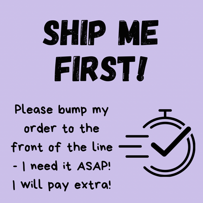 RUSH PROCESSING (Important: view Details before purchase)