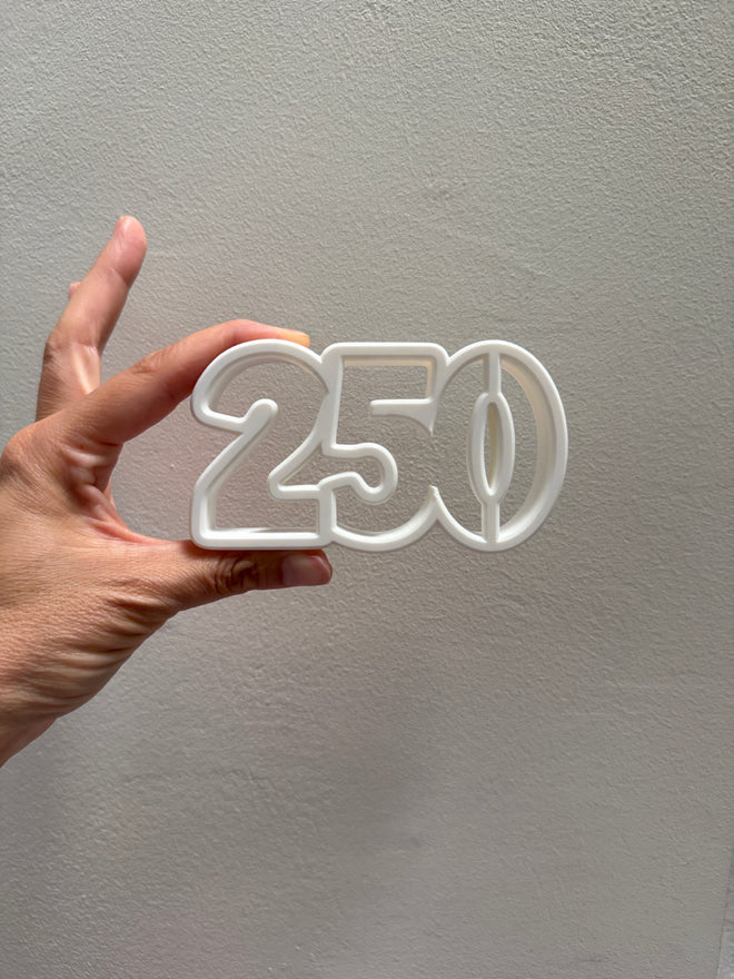 250 Semiquincentennial 4th of July Cookie Cutter