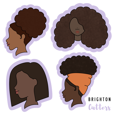 KCCC Magical Melanated Manes I  Cookie Cutters