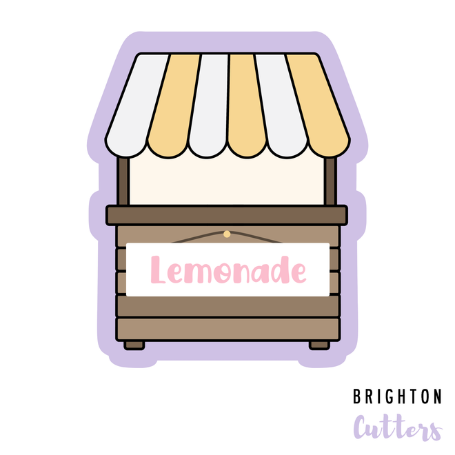 Lemonade Stand / Flower Stand Cookie Cutter