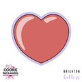 Love Balloon Heart Cookie Cutter for Miss Cookie Packaging’s Love YOU Greaseproof Backer