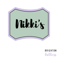 Nikki's Plaque