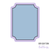 Notched Rectangle Plaque Cookie Cutter | Brighton Cutters LLC
