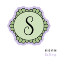 Fancy Scalloped Circle Cookie Cutter Cookie Cutter