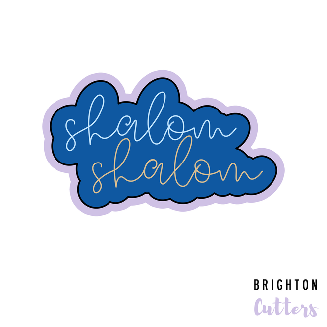 Shabat Shalom Cookie Cutter