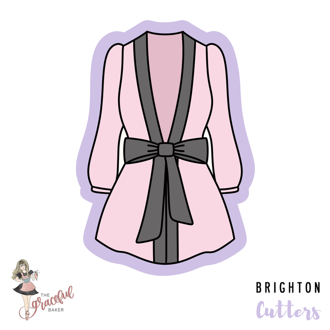 Grace's Spa and Bachelorette Robe 1 Cookie Cutter