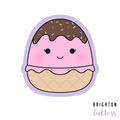 Plushie Ice Cream Cone Cookie Cutter
