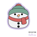 Christmas Plushie - Snowman Cookie Cutter