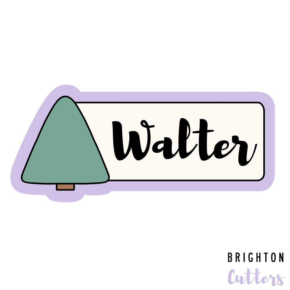 Tree Name Plaque Brighton Cutters LLC